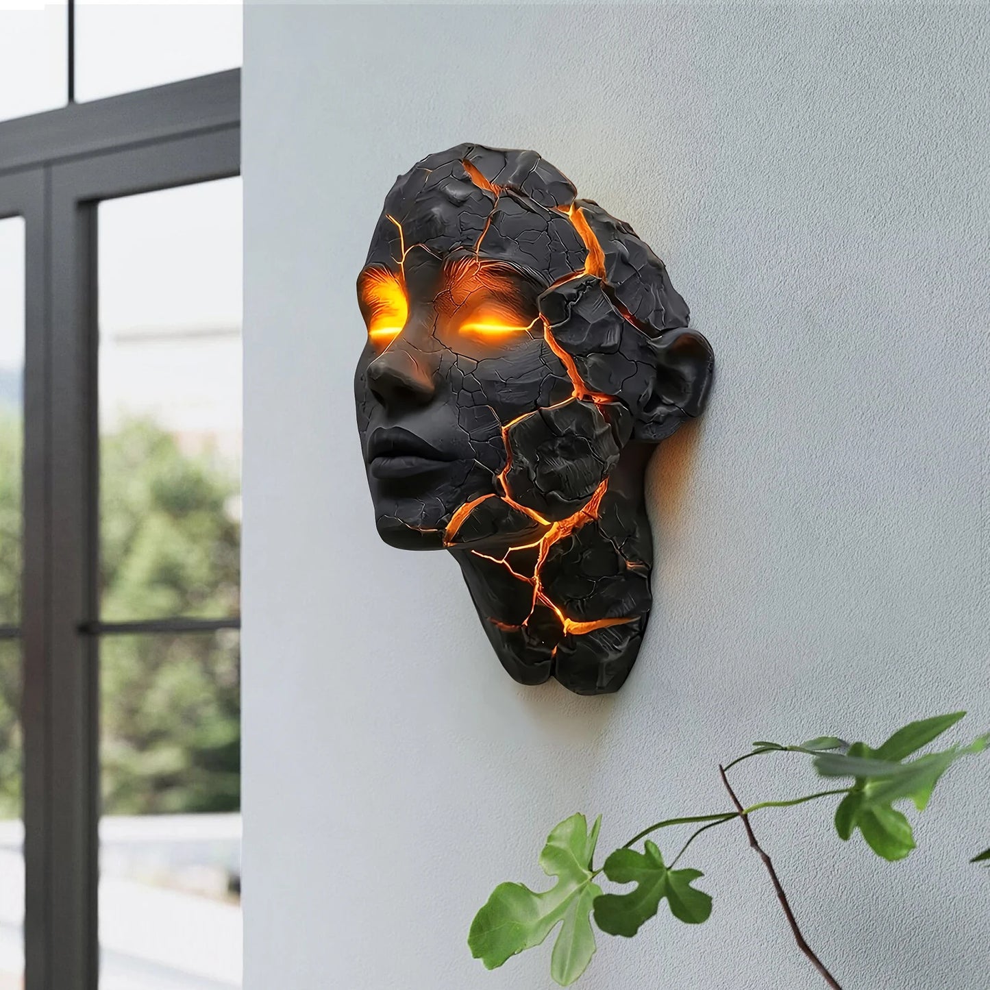 Halloween Cracked Soul Wall Light