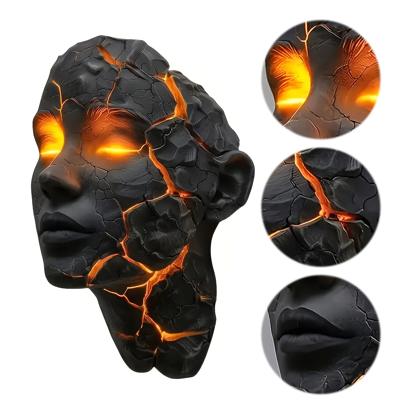 Halloween Cracked Soul Wall Light