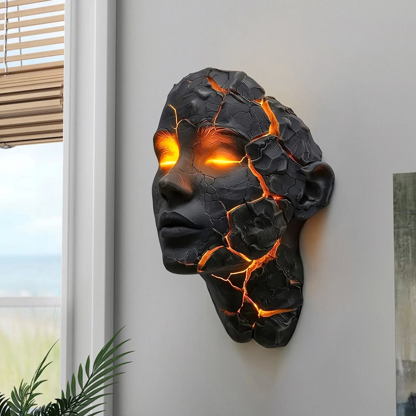 Halloween Cracked Soul Wall Light