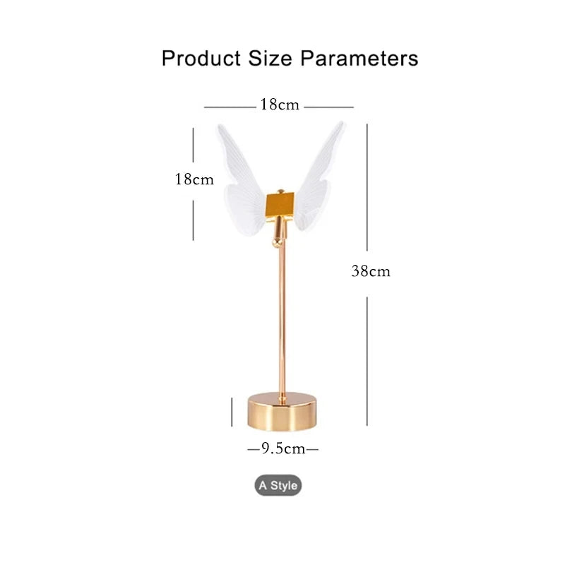 Measurement chart of a decorative item with dimensions labeled.